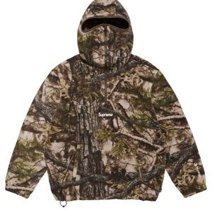 Super nice Supreme Polartec® Face Mask Half Zip Hooded Sweatshirt nwt XLarge
